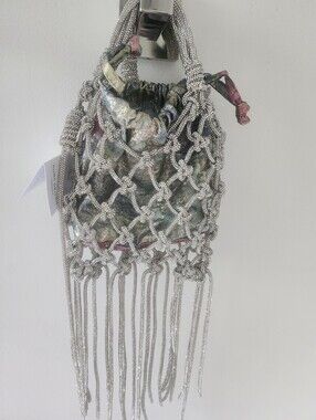Kurt Geiger Mini Macrame Crystal Bag